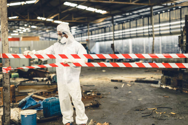 Professional Trauma Scene Cleanup technician working in Lebec, CA